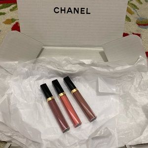 Chanel Lip Gloss | Rouge Coco Gloss trio